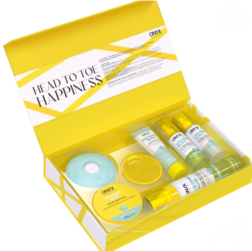 ONYX Professional Body Faves Bath Gift Set, Coconut Bliss​